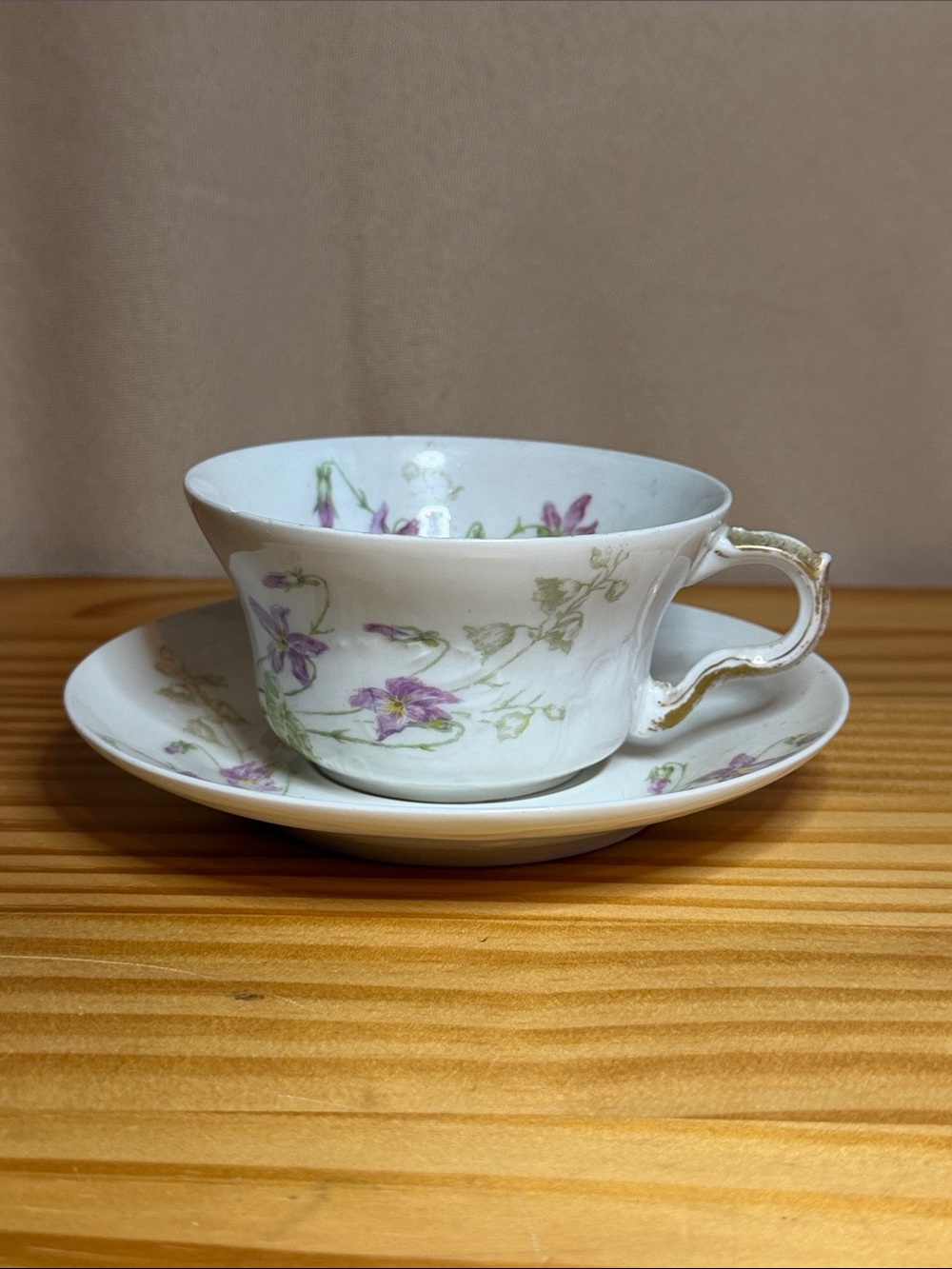 Antique Theodore Haviland Limoges Saucer Schleiger 148k + Chipped Cup Bonus
